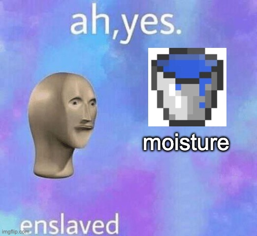 Ah Yes enslaved | moisture | image tagged in ah yes enslaved | made w/ Imgflip meme maker