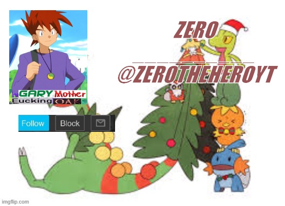 Zero’s Christmas template Blank Meme Template