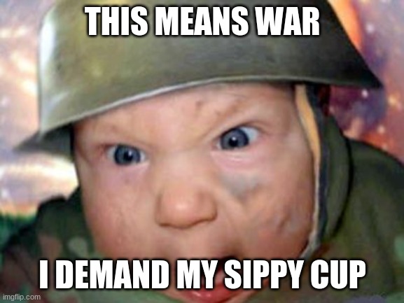 High Quality army baby meme Blank Meme Template