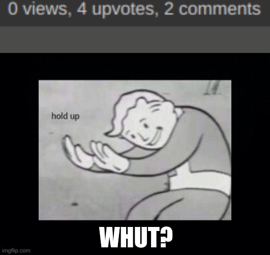 Whut Da Heck? | WHUT? | image tagged in black background,memes,what | made w/ Imgflip meme maker