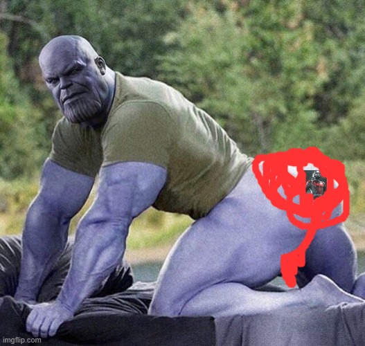 how to beat thanos | image tagged in thicc thanos | made w/ Imgflip meme maker