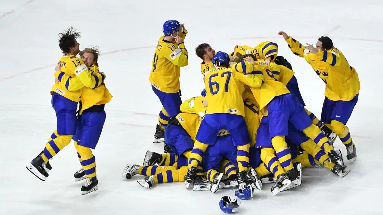 High Quality Swedish Hockey Team Blank Meme Template