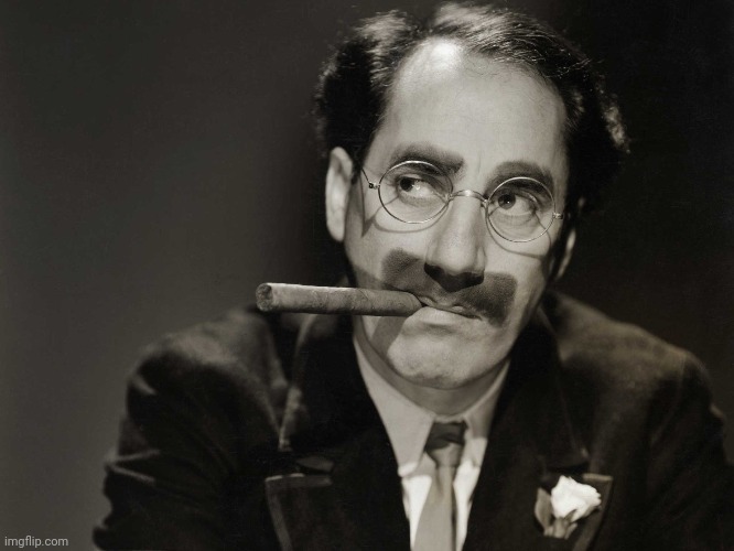 Thoughtful Groucho | image tagged in thoughtful groucho | made w/ Imgflip meme maker