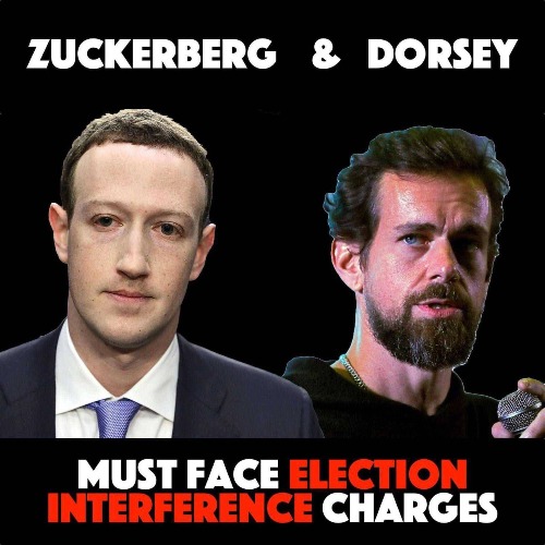 Zuckerberg & Dorsey Must Face Election Interference Charges | image tagged in mark zuckerberg,jack dorsey,sedition,treason,hang them by the gallows,lets play hangman | made w/ Imgflip meme maker