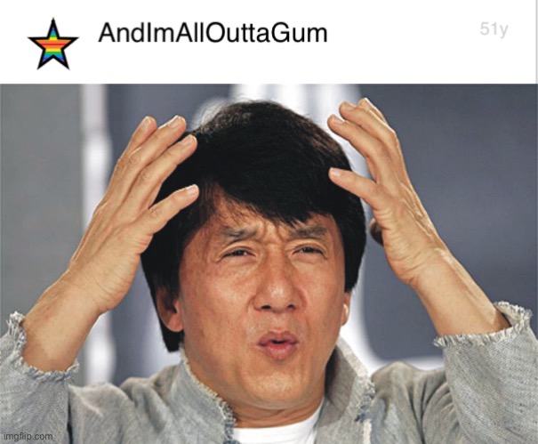 image tagged in jackie chan confused | made w/ Imgflip meme maker