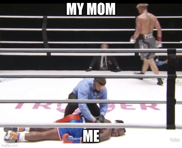 Nate Robinson | MY MOM; ME | image tagged in nate robinson | made w/ Imgflip meme maker