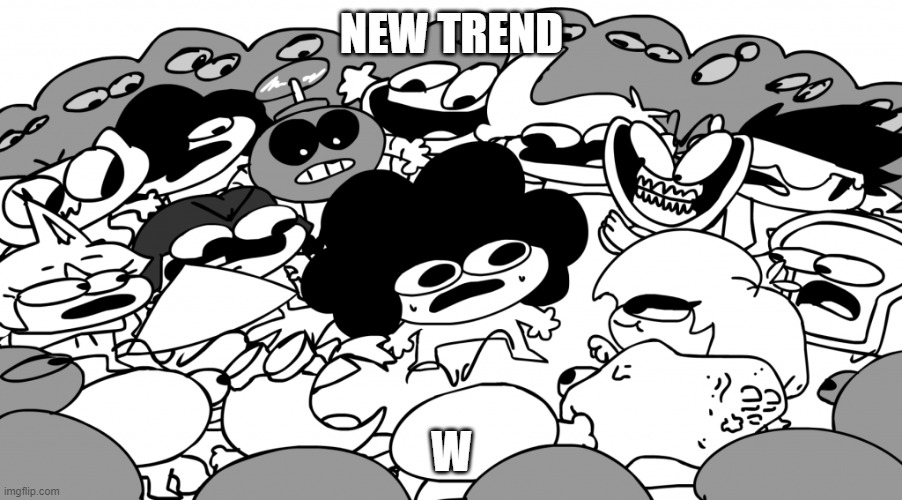 Surround SR pelo | NEW TREND; W | image tagged in surround sr pelo | made w/ Imgflip meme maker