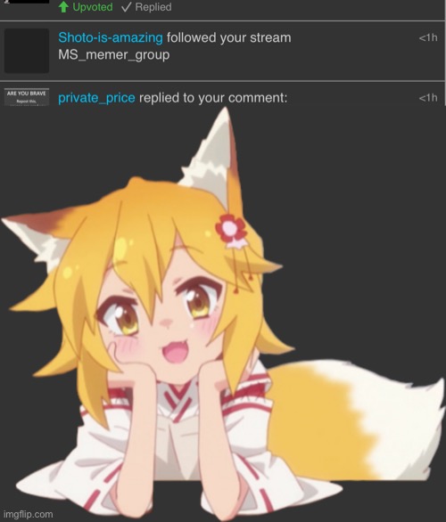 image tagged in happy senko | made w/ Imgflip meme maker