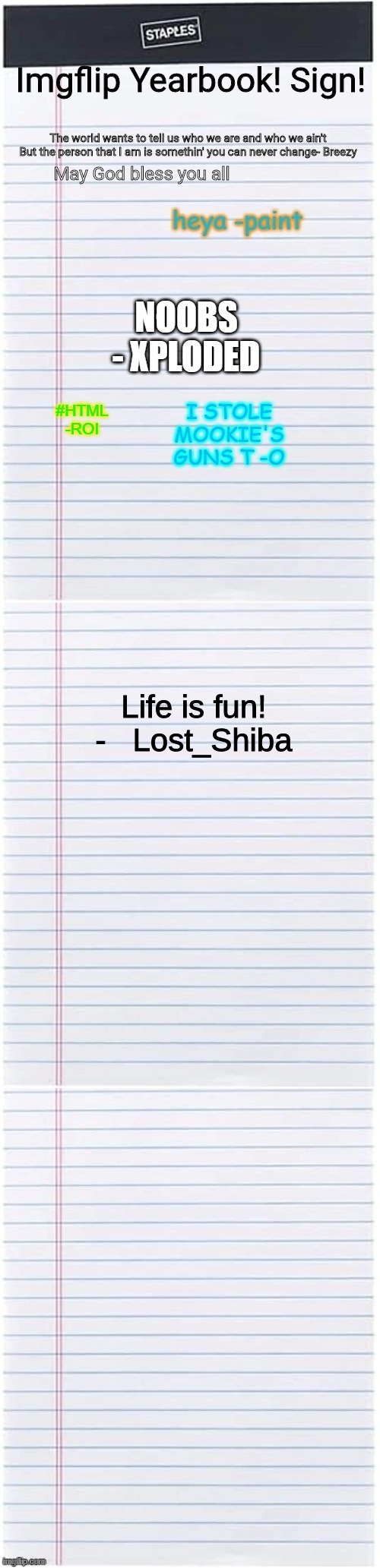 Yearbook | Life is fun!

-   Lost_Shiba | image tagged in life is fun,we are young | made w/ Imgflip meme maker