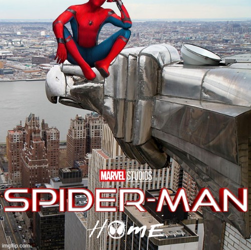 Spider-Man: Home | image tagged in uomo ragno,spiderman peter parker,tom holland,meraviglia,film | made w/ Imgflip meme maker