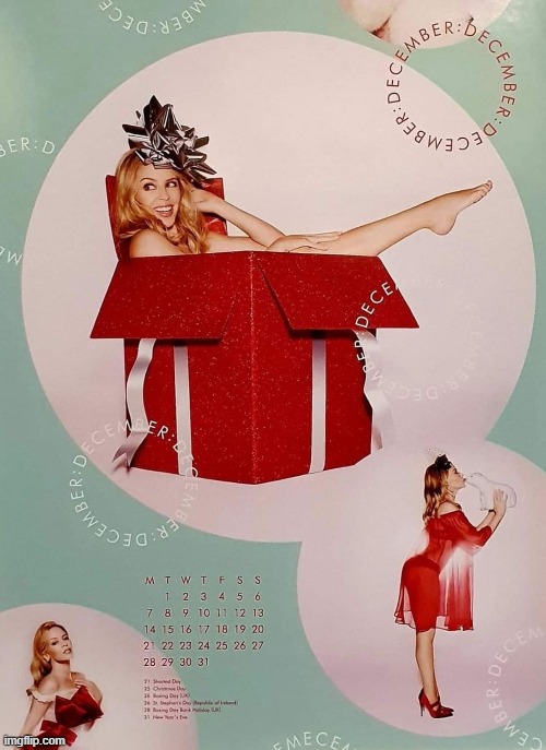 It's December at KylieMinogue stream! | image tagged in kylie december | made w/ Imgflip meme maker