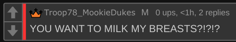 Mookie YOU WANT TO MILK MY BREASTS?!?!? Blank Meme Template