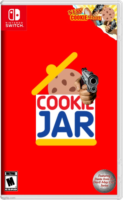 Cookie killer | COOKIE; MATURE; M | image tagged in nintendo switch | made w/ Imgflip meme maker