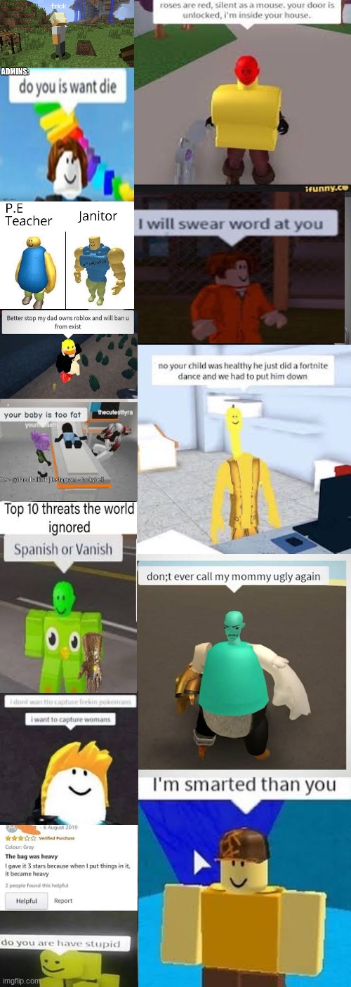 Even More ROBLOX Memes. | image tagged in memes,roblox,do you are have stupid,duolingo,funny memes | made w/ Imgflip meme maker