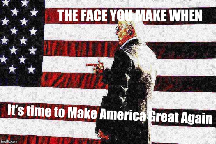 Joe Biden MAGA 1 Blank Meme Template