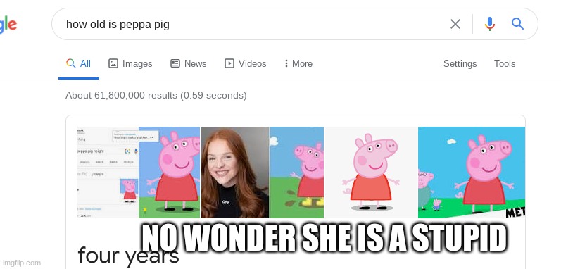 NO WONDER SHE IS A STUPID | image tagged in memes | made w/ Imgflip meme maker