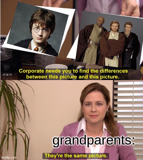 They're The Same Picture | grandparents: | image tagged in memes,they're the same picture | made w/ Imgflip meme maker