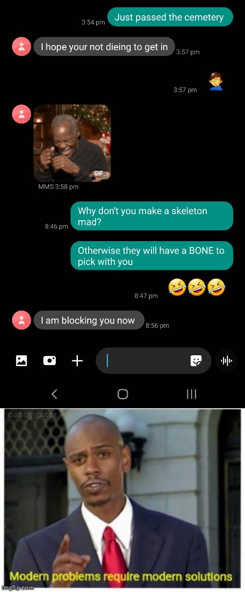 This is a conversation i had with my mum when i was on the bus ?? | image tagged in modern problems,message,random conversations,bad jokes | made w/ Imgflip meme maker