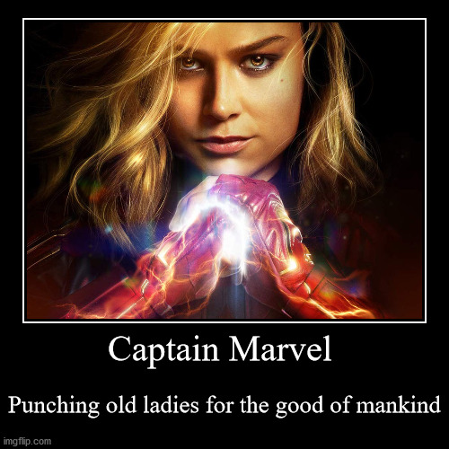 A bruised face a day keeps the badguys away! | image tagged in funny,demotivationals,captain marvel,marvel | made w/ Imgflip demotivational maker