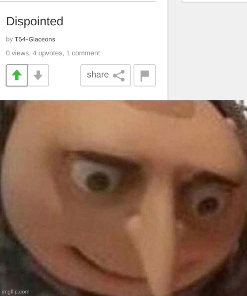 ._. | image tagged in gru meme,memes,funny,what,what the fock,idk | made w/ Imgflip meme maker