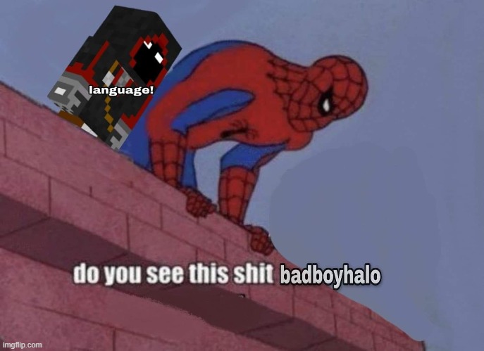 LANGUAGE SPIDER MAN, LANGUAGE! | made w/ Imgflip meme maker