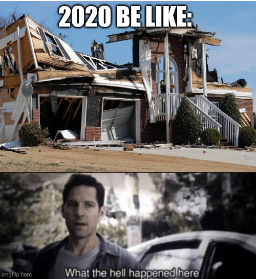 2020 be like |  2020 BE LIKE: | image tagged in what the hell happened here | made w/ Imgflip meme maker