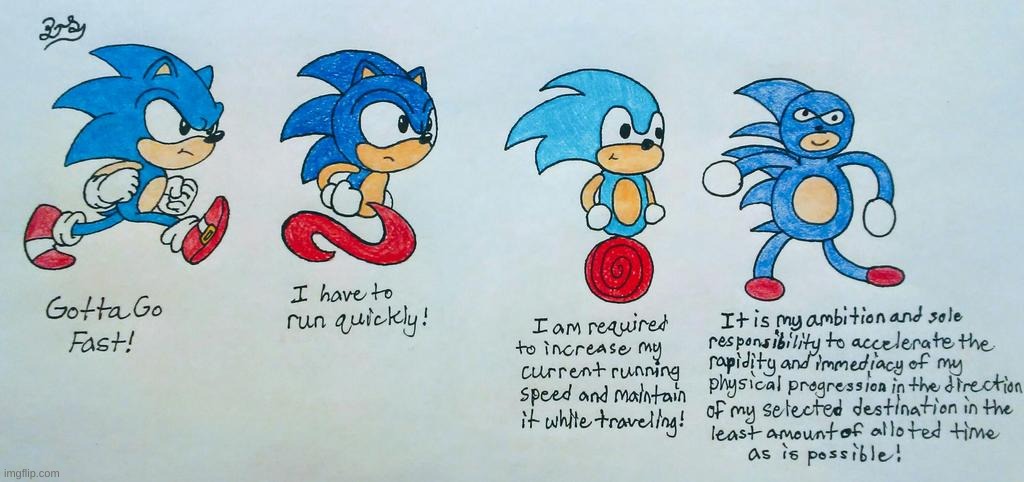 Sonic the Hedgehog is among the superiors | image tagged in sonic the hedgehog,lolol | made w/ Imgflip meme maker