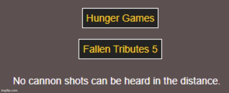 That's a relief. | image tagged in hunger games | made w/ Imgflip meme maker