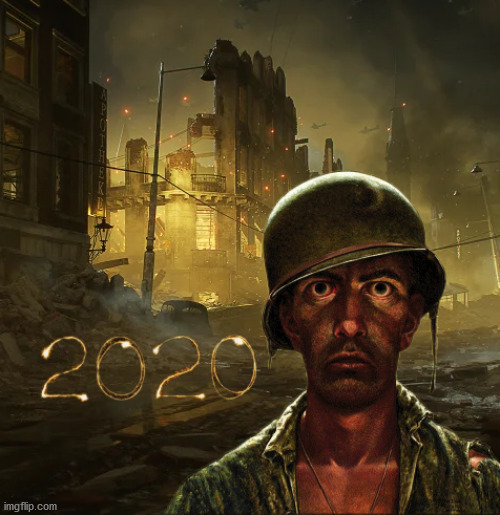 The 2020 Thousand Yard Stare | image tagged in 2020,thousand yard stare,devestation,exhausted,covid,misery | made w/ Imgflip meme maker