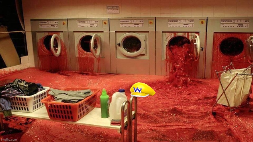 Wario dies in a brutal washing machine accident.mp3 | image tagged in wario dies,wario,washing machine,memes | made w/ Imgflip meme maker