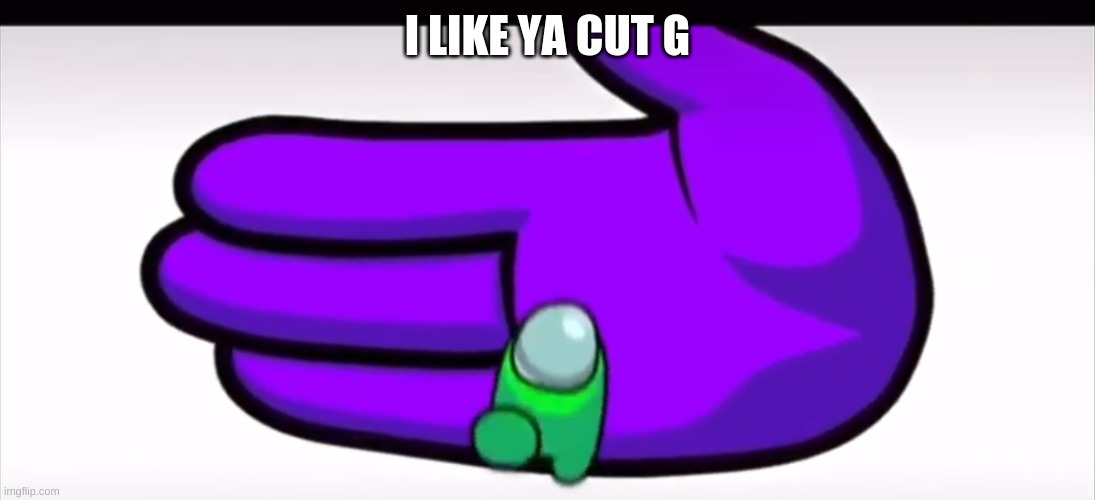 I like ya cut g | I LIKE YA CUT G | image tagged in i like ya cut g | made w/ Imgflip meme maker