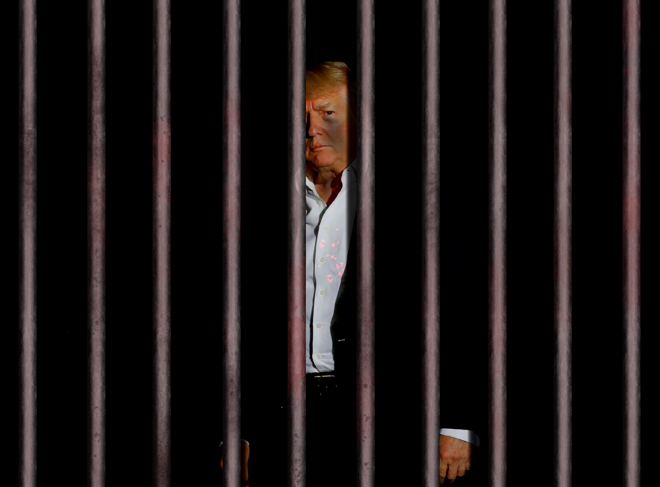 Trump prison Blank Meme Template