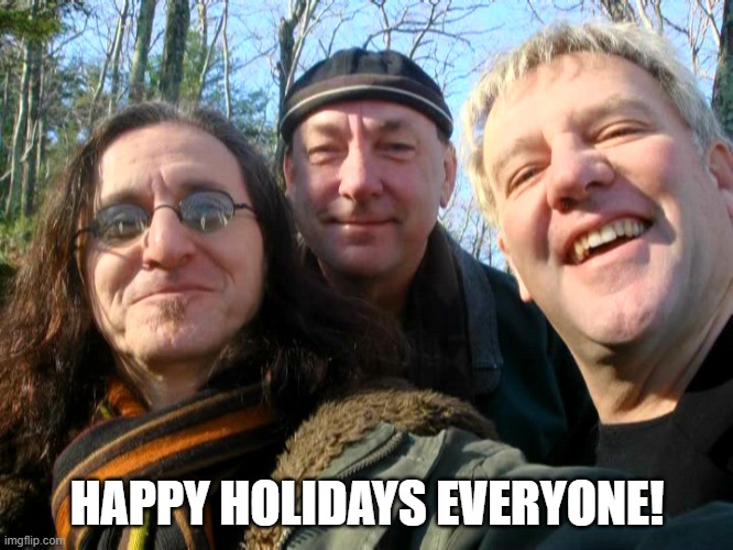Happy Holidays | HAPPY HOLIDAYS EVERYONE! | image tagged in rock and roll | made w/ Imgflip meme maker