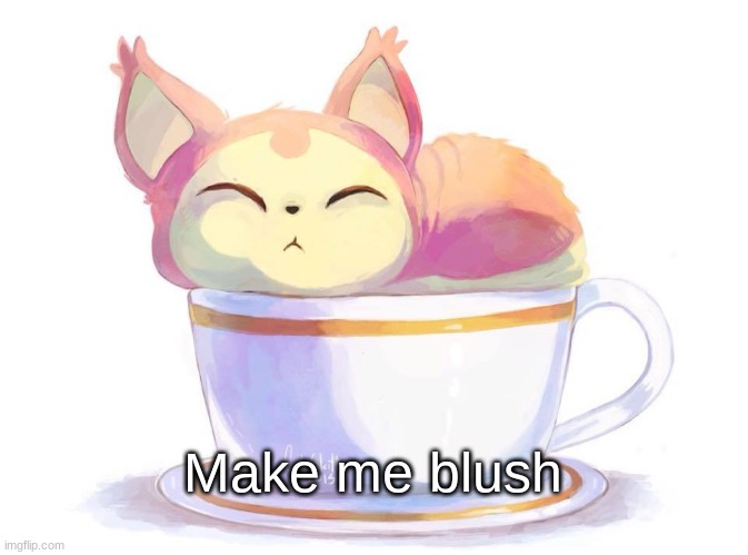 It's kind of easy tbh | Make me blush | made w/ Imgflip meme maker