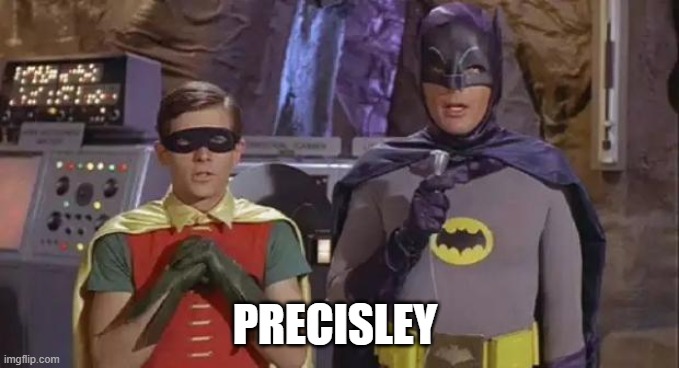 Precisely Batman | PRECISLEY | image tagged in precisely batman | made w/ Imgflip meme maker