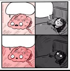 Brain No Sleep Blank Meme Template