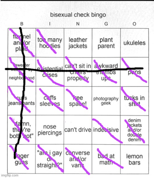 bi bingo | image tagged in bi bingo | made w/ Imgflip meme maker