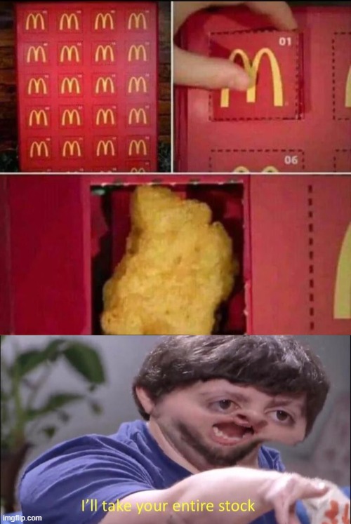 The McCalendar | image tagged in i'll take your entire stock | made w/ Imgflip meme maker