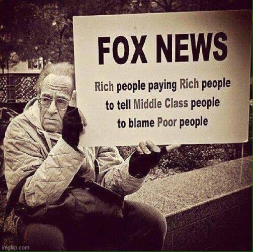 "you can't explain FOX news with one sign" | image tagged in funny | made w/ Imgflip meme maker