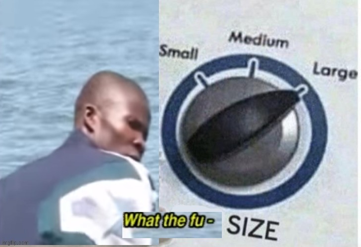 What the fu size large | image tagged in what the fu size large | made w/ Imgflip meme maker