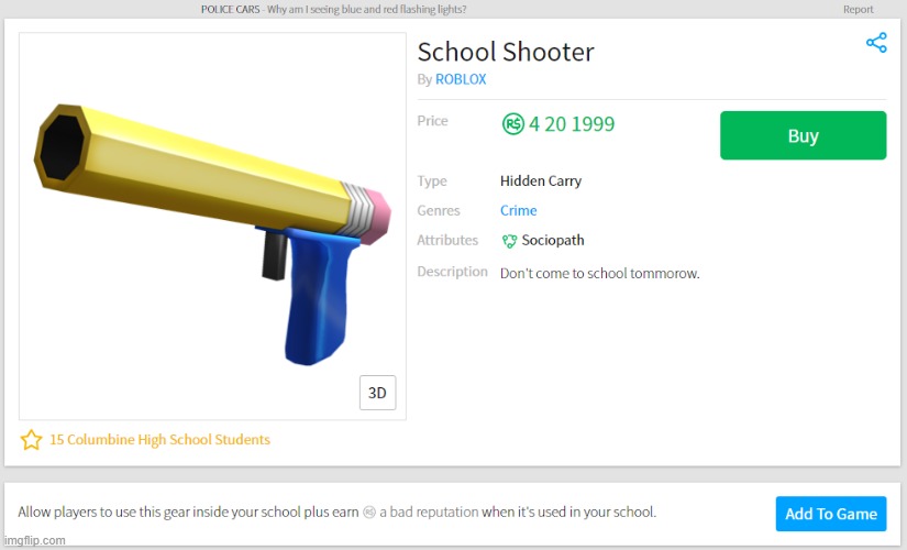 school shooter | image tagged in school shooter | made w/ Imgflip meme maker