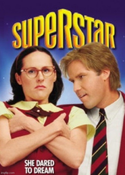 Superstar: The movie where every car is a green Punchbuggy! | image tagged in superstar,movies,molly shannon,will ferrell,elaine hendrix,harland williams | made w/ Imgflip meme maker