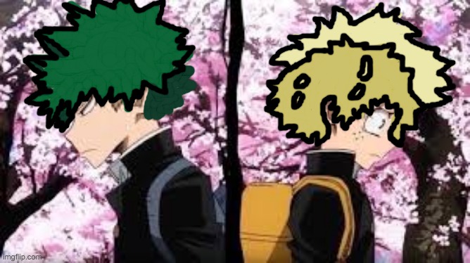 thazza spiky broccoli | image tagged in bnha | made w/ Imgflip meme maker