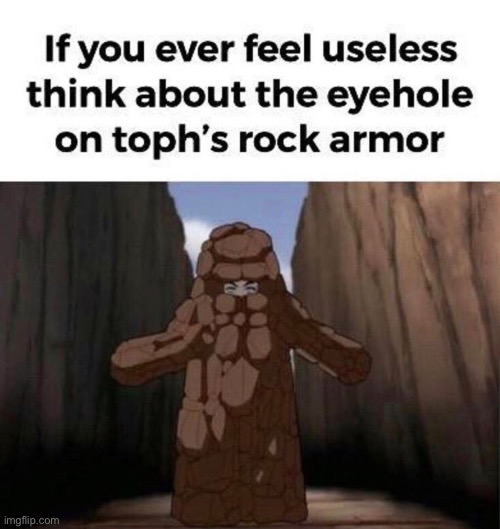 Think about it | image tagged in avatar the last airbender,avatar | made w/ Imgflip meme maker