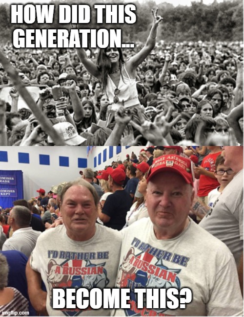 HOW DID THIS GENERATION... BECOME THIS? | image tagged in woodstock | made w/ Imgflip meme maker