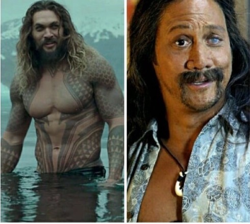 Jason Momoa Rob Schneider Blank Meme Template