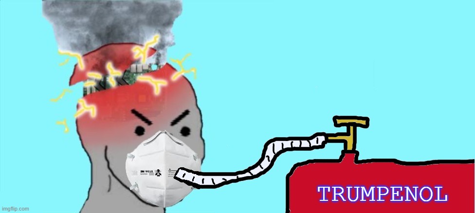 TDS is a hell of a drug. | TRUMPENOL | image tagged in npc life support,cnn,trump derangement syndrome | made w/ Imgflip meme maker