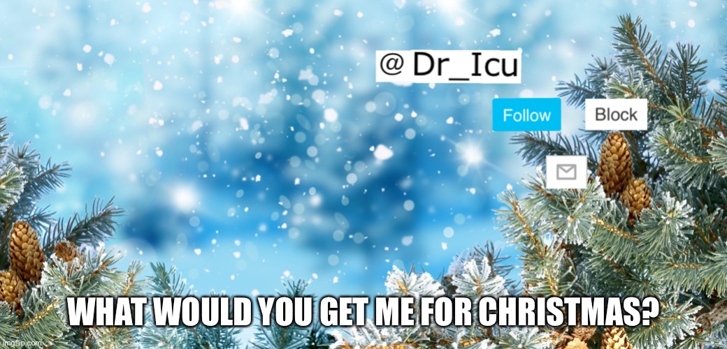 If u could | WHAT WOULD YOU GET ME FOR CHRISTMAS? | image tagged in lol,xd | made w/ Imgflip meme maker