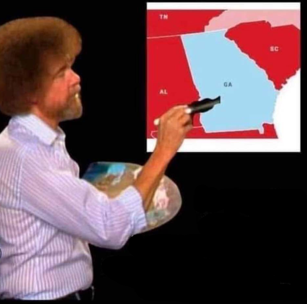 High Quality Bob Ross's Biggest Mistake Blank Meme Template