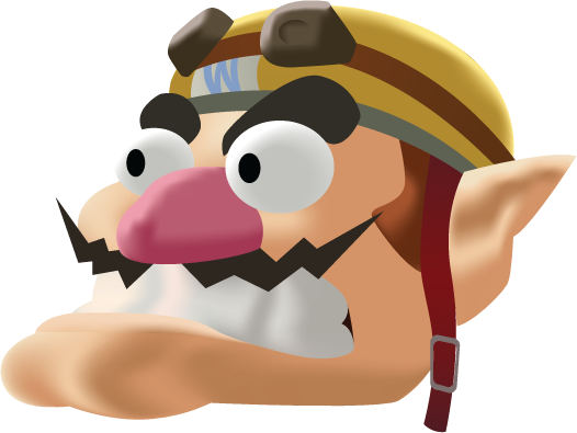 Surprised wario Blank Meme Template